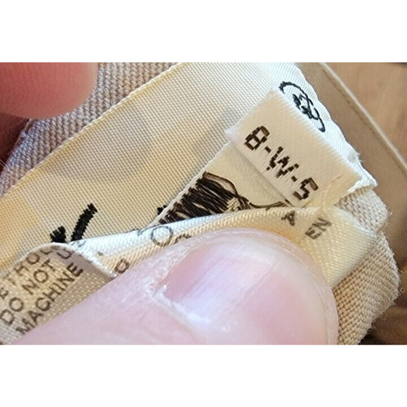 VTG Womens Krizia Maglia Tan/Khaki 100% Wool Fall Skirt Pockets Italy 42 - Picture 8 of 11